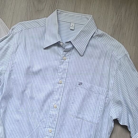 Men's Classic Button Down Shirts Assorted Colors Bundle Of 5 Size L & XL Stripe - Picture 4 of 5